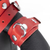 The Red Ours en cuir Bendy The Bdsm Teddy Bear Rouge